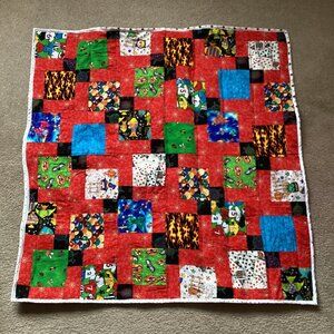 Handmade Baby Quilt Blanket Comforter Crib Size Changing Small Play Mat Cotton